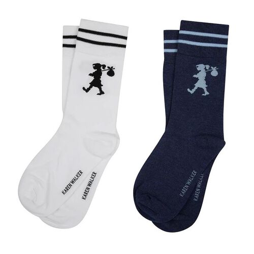 Karen Walker Runaway Girl Socks - 2 Pack